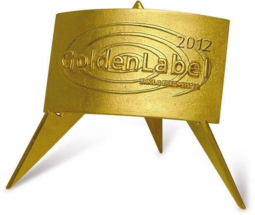 Winner of the Golden Label Award 2012 in the category mineral water & soft drinks
